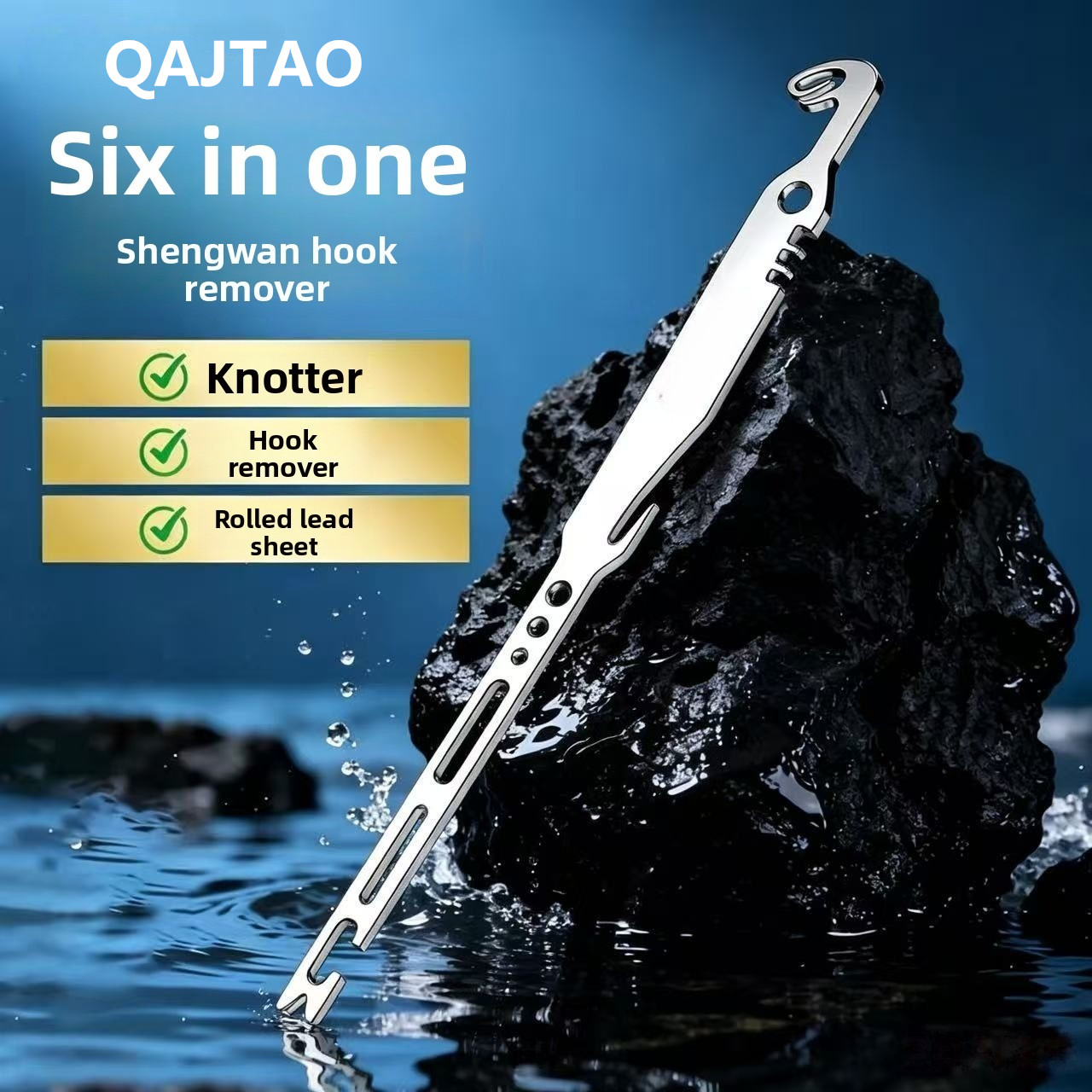 Fishing Hook Stainless Steel - QAJTAO 4 parçalı 6'sı 1 arada